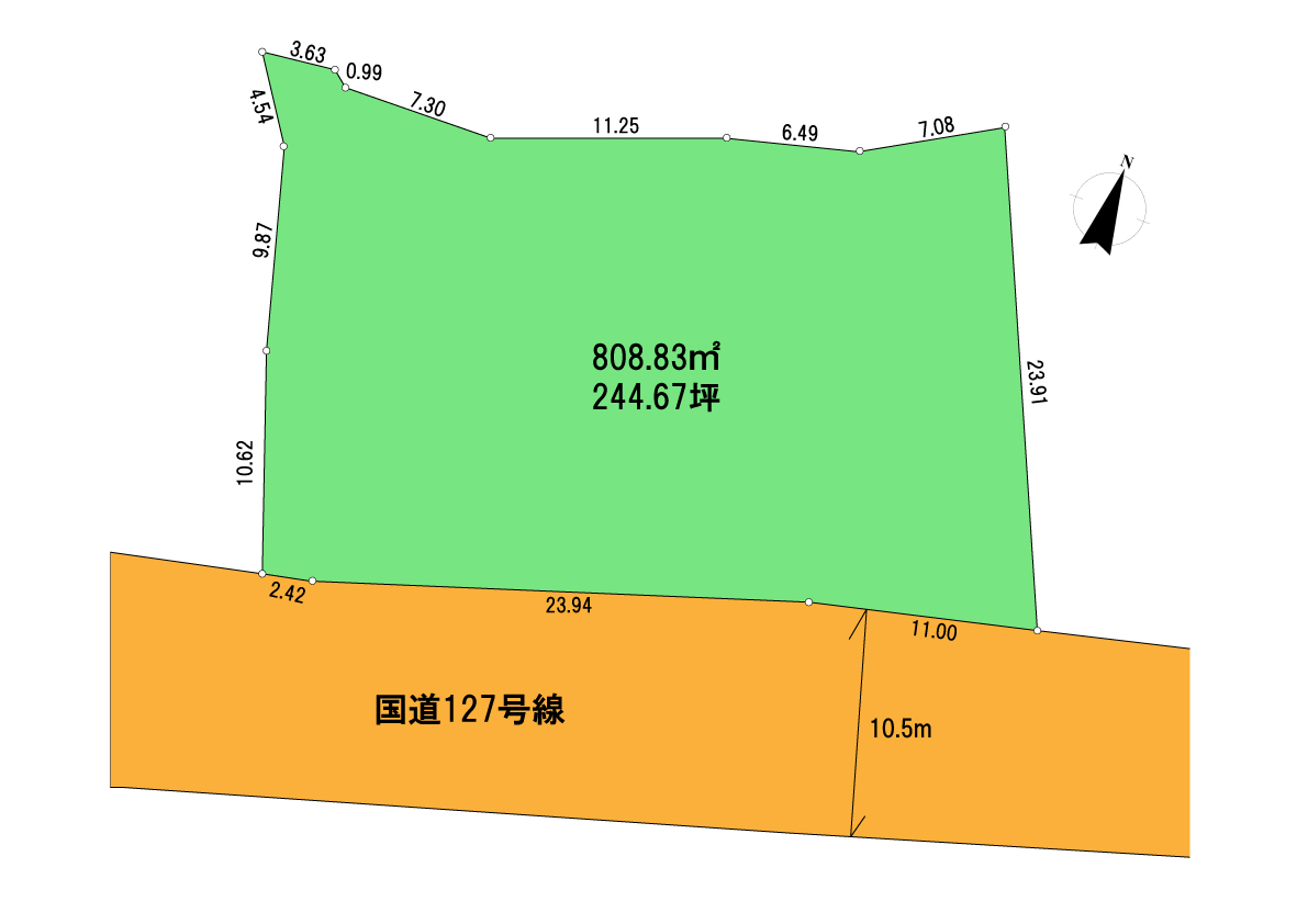 竹岡海岸線沿い244坪