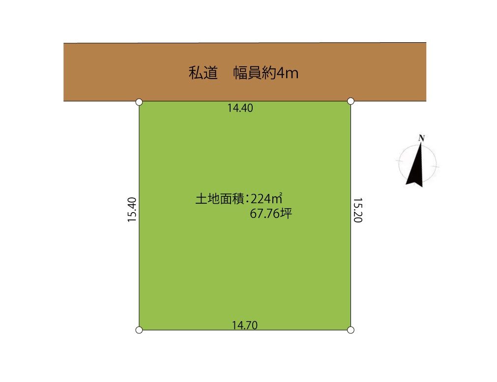 佐野67坪区画図