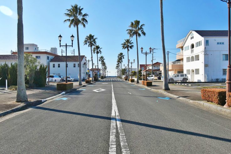 館山　夕映え通り