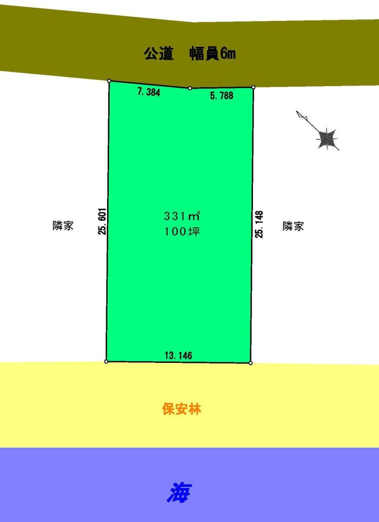 ケープショア海一列目