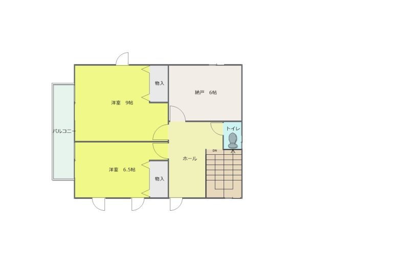 ケープタウン　2階間取図