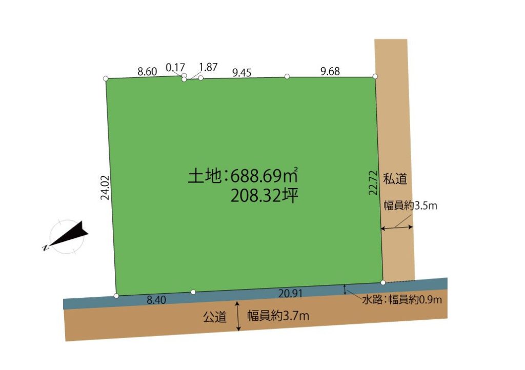 富津千種新田208坪